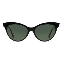 Femmes UV400 Injection d&#39;acétate Polarisée Cat Eye Sunglasses